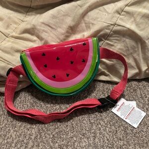 Disney Watermelon Slice Kids Hip Bag - Pink and Green